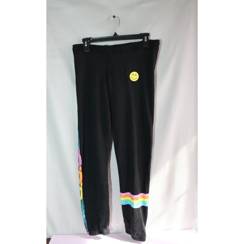 Lauren Moshi  Joggers Colorful Chain SZ S Sweatpants Reggae Designer Brand